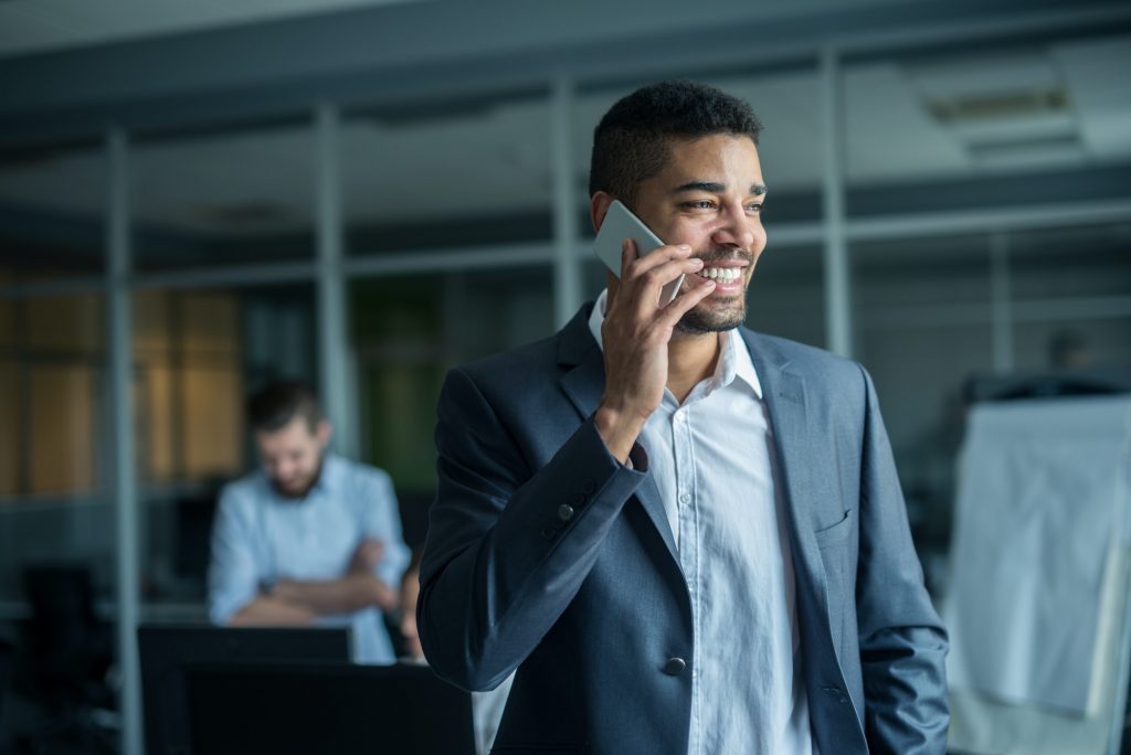 Texting with clients